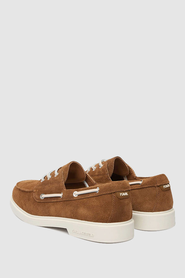 ΠΑΠΟΥΤΣΙΑ KARL LAGERFELD - 533 MID BROWN SUEDE